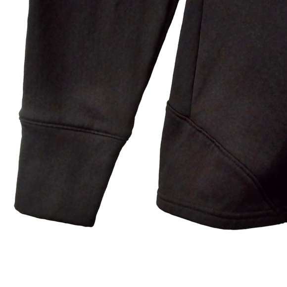 FootJoy Women’s Textured 1/4 Zip Golf Shirt, Black, Long-sleeves, Size Small - Picture 3 of 9